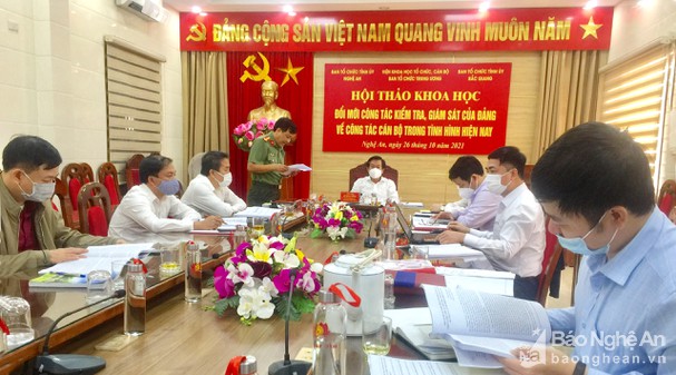 Đổi mới công tác kiểm tra, giám sát của Đảng về công tác cán bộ