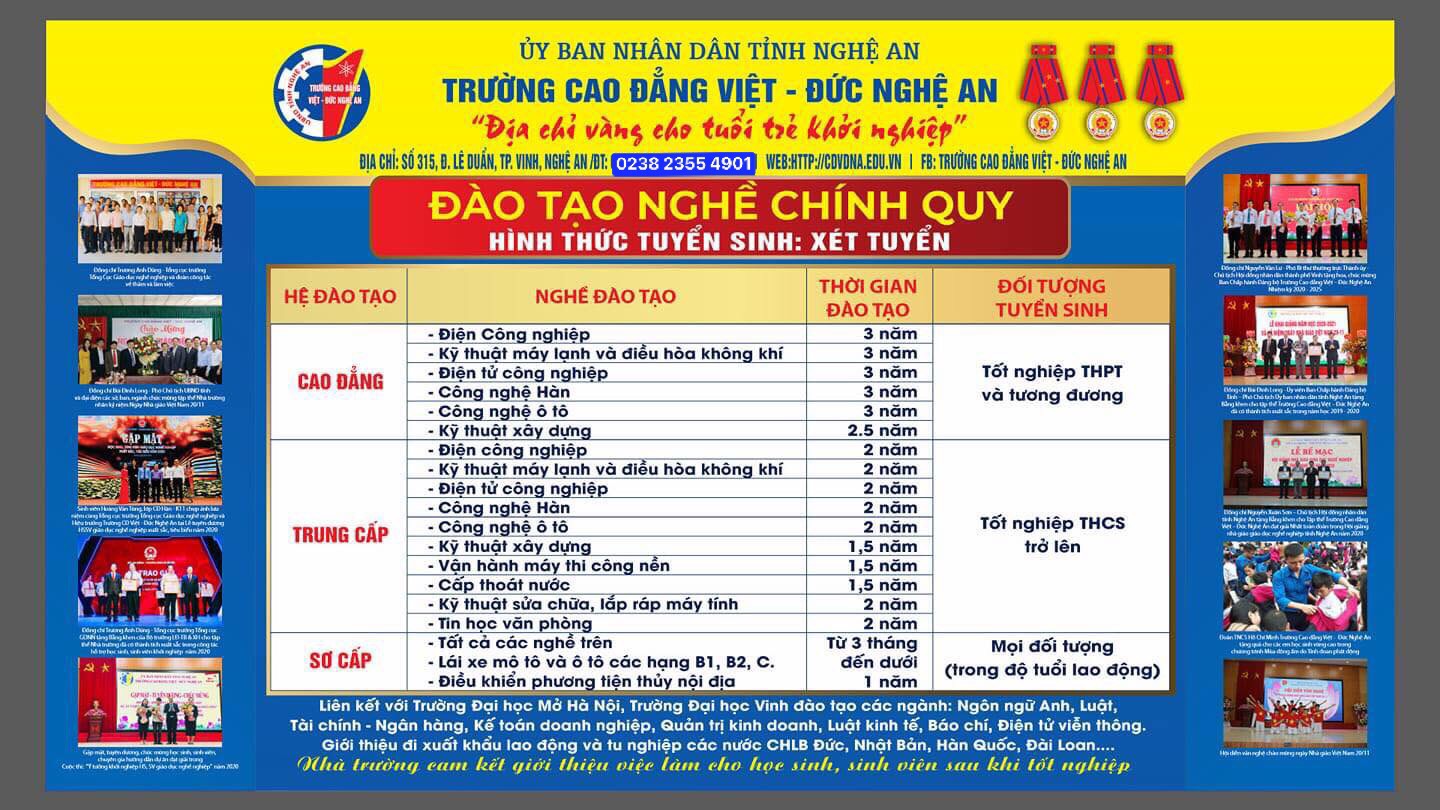 THÔNG BÁO TUYỂN SINH 2020 - 2021