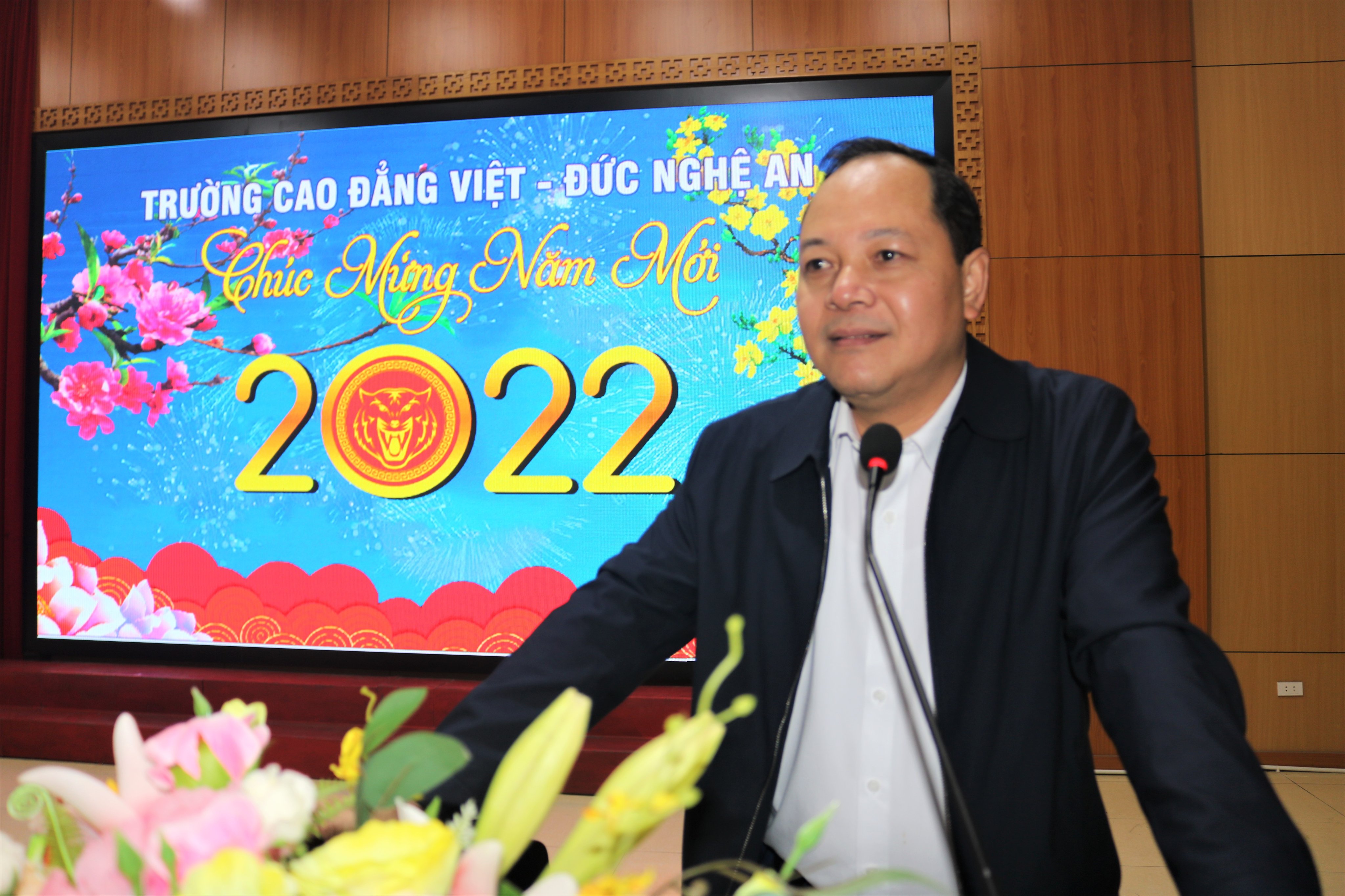 Trường Cao đẳng Việt – Đức Nghệ An tổ chức sinh hoạt tập trung cho học sinh, sinh viên trước khi nghỉ Tết Nguyên đán ​​​​​​​