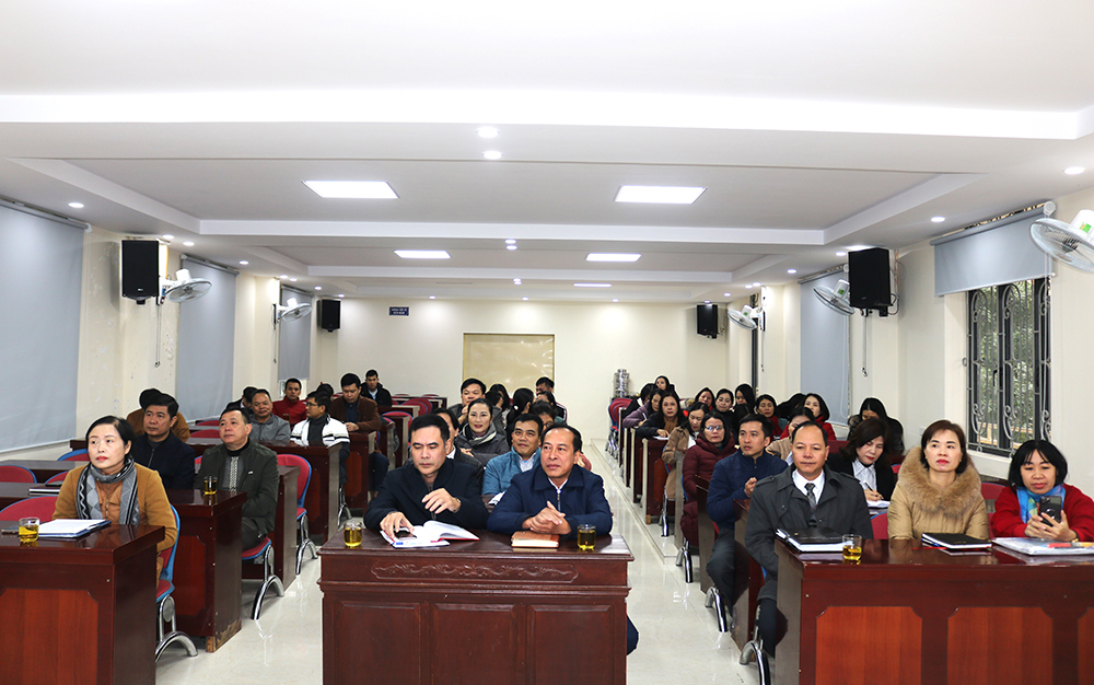 Trường Cao đẳng Việt – Đức Nghệ An tổ chức Hội nghị Công tác Giáo viên Chủ nhiệm, học kỳ 1, năm học 2023 - 2024