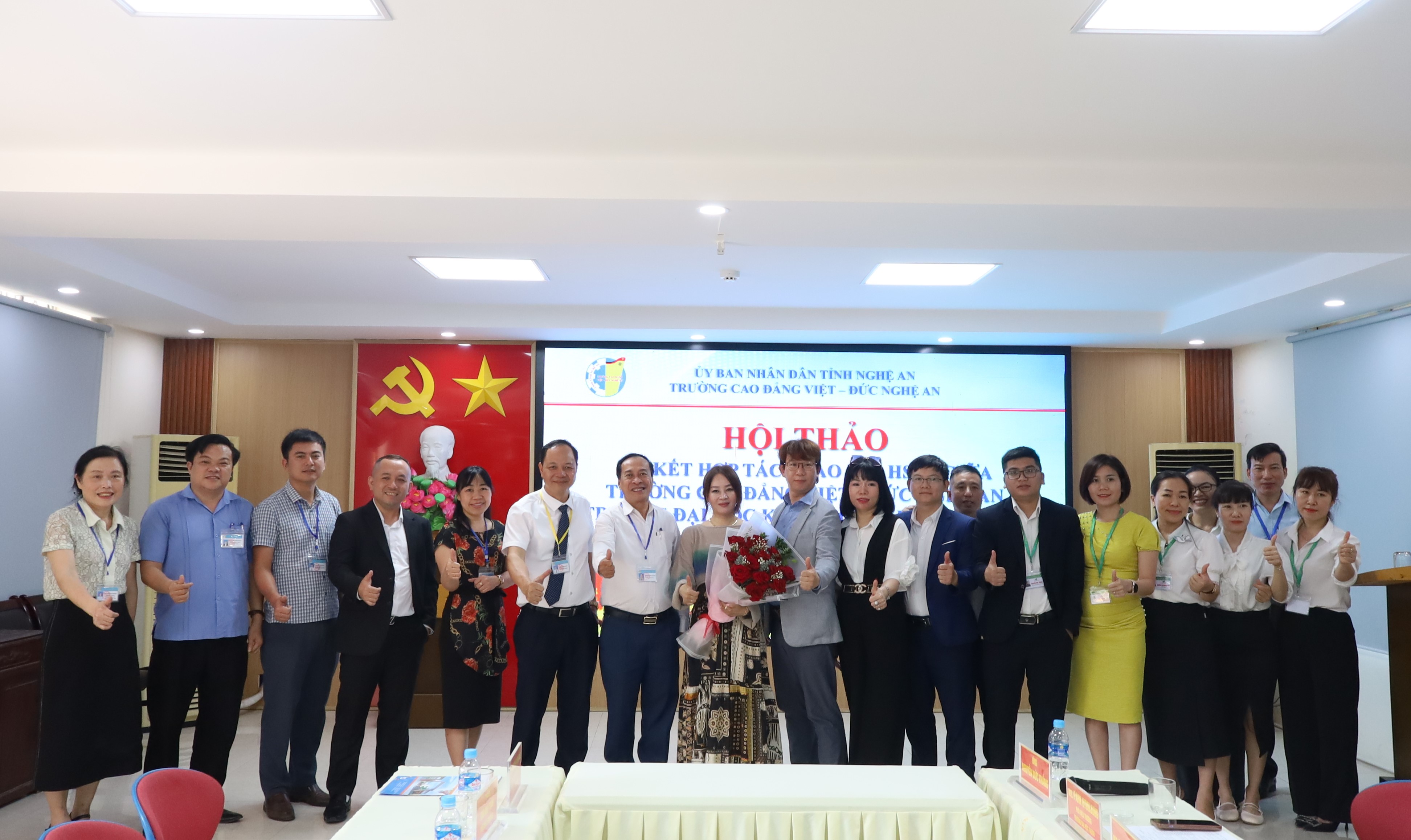   Hội thảo Ký kết hợp tác trao đổi học sinh sinh viên giữa Trường Cao đẳng Việt – Đức Nghệ An và Trường Đại học Khoa học Taegu (Hàn Quốc)