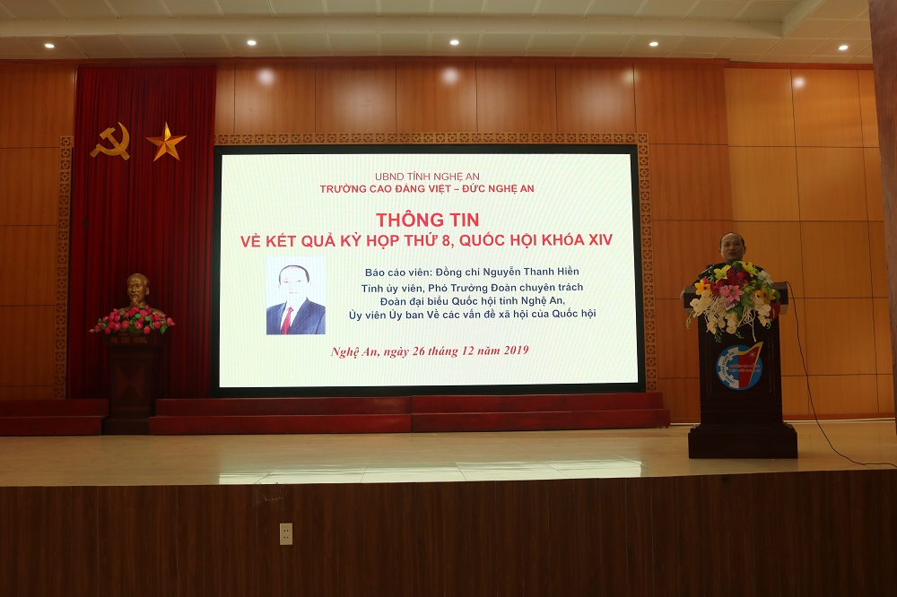 Thông tin kết quả Kỳ họp thứ 8, Quốc hội khóa XIV