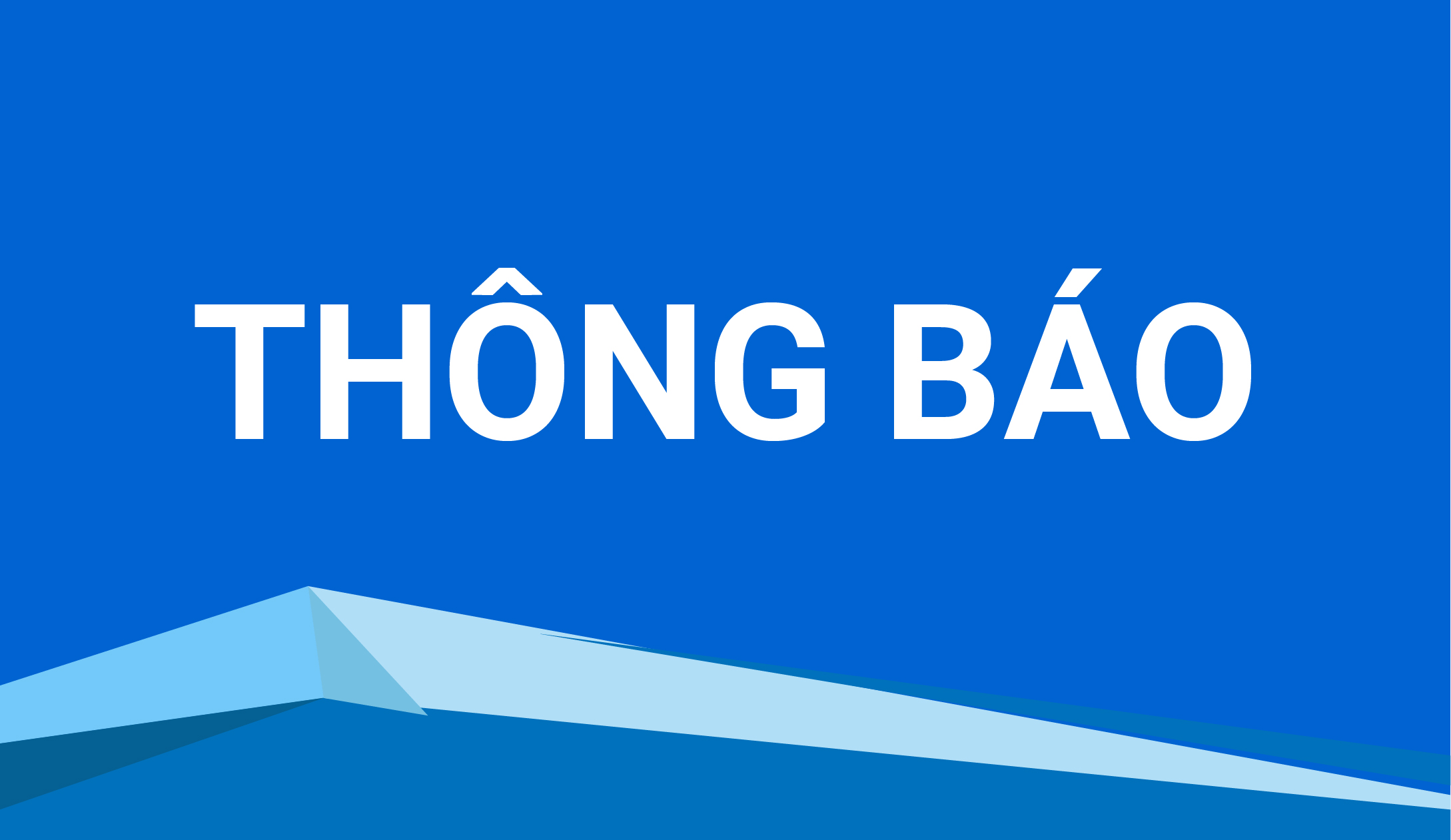 Thông báo hội nghị công nhân viên chức 