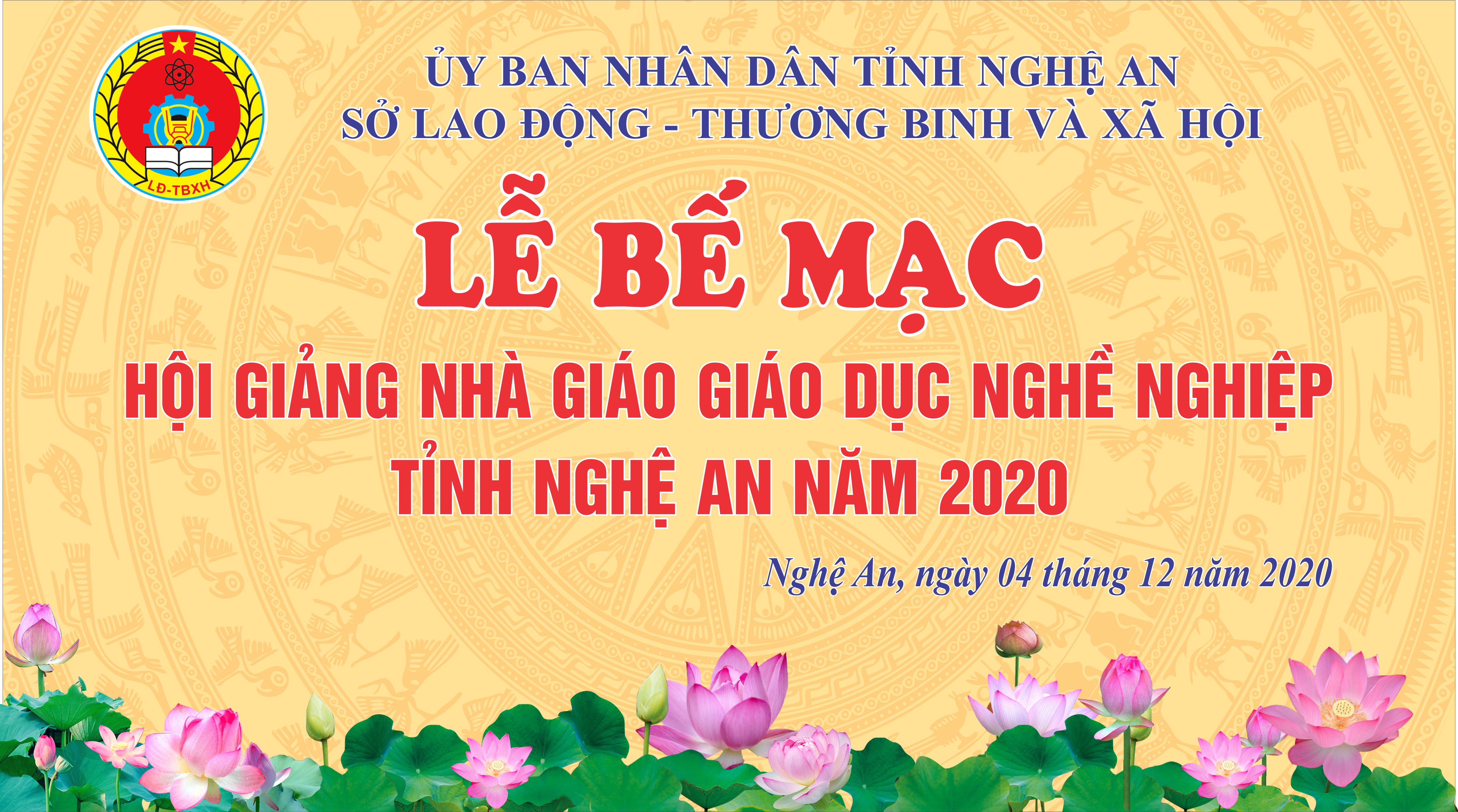 Lễ Bế mạc Hội giảng Nhà giáo Giáo dục nghề nghiệp tỉnh Nghệ An năm 2020