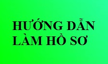 Hướng dẫn làm hồ sơ tuyển sinh
