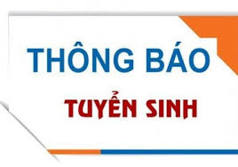 Thông báo tuyển sinh năm học 2020 - 2021