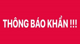 Thông báo về việc tăng cường công tác phòng, chống dịch Covid-19