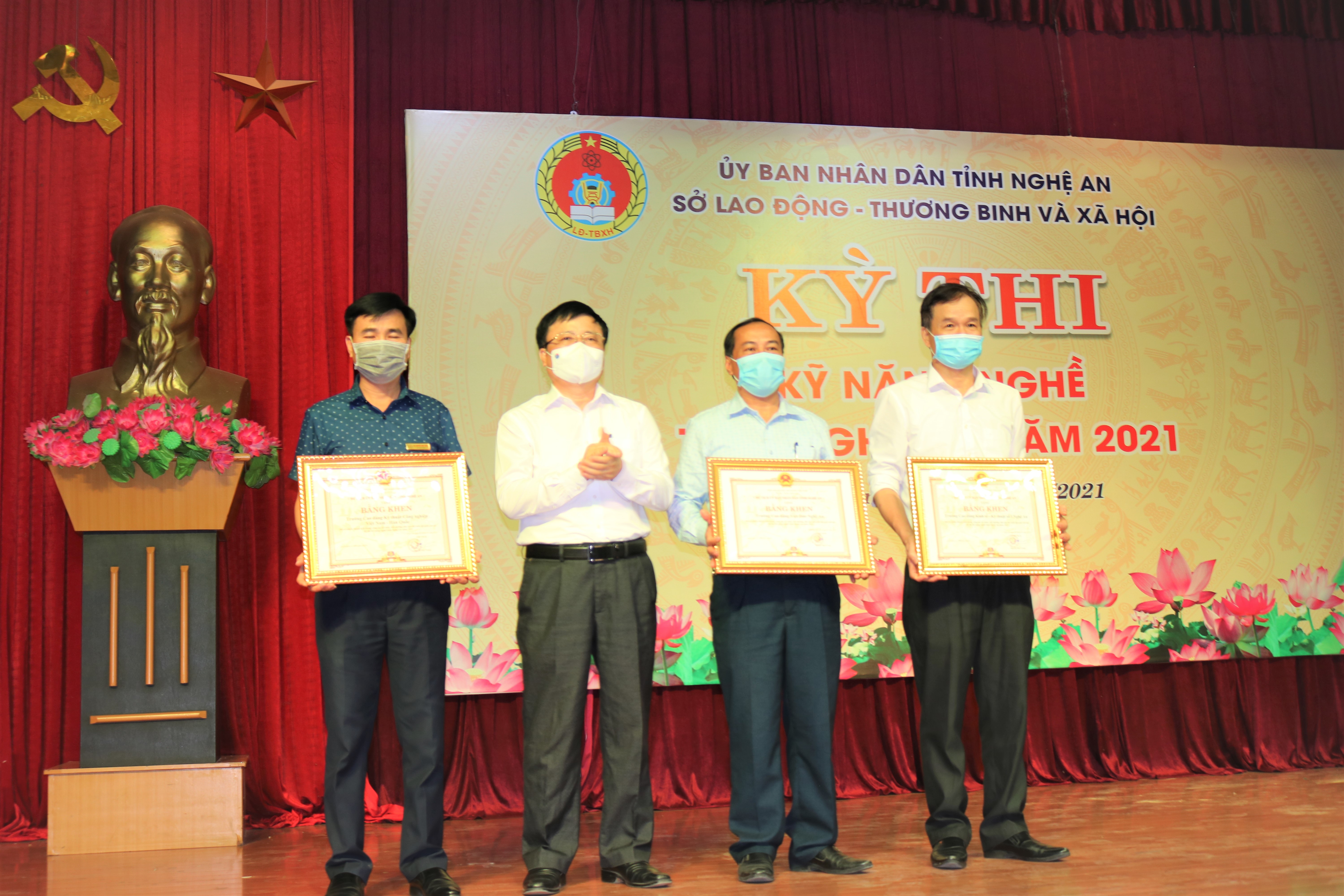 Bế mạc Kỳ thi Kỹ năng nghề tỉnh Nghệ An năm 2021