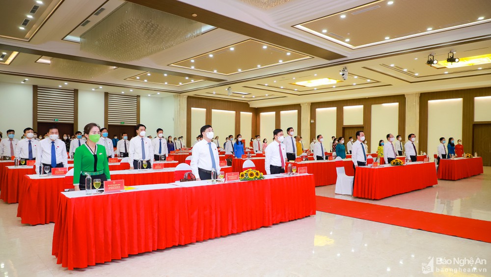 KHAI MẠC KỲ HỌP THỨ NHẤT, HĐND TỈNH NGHỆ AN KHÓA XVIII, NHIỆM KỲ 2021 - 2026