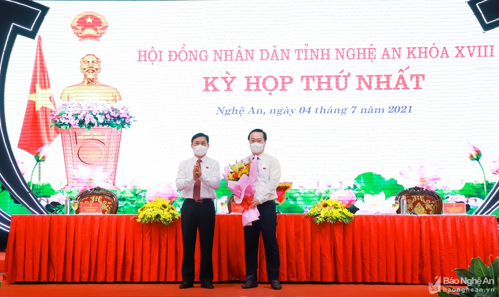 ÔNG NGUYỄN ĐỨC TRUNG TÁI ĐẮC CỬ CHỦ TỊCH UBND TỈNH NGHỆ AN, NHIỆM KỲ 2021 - 2026