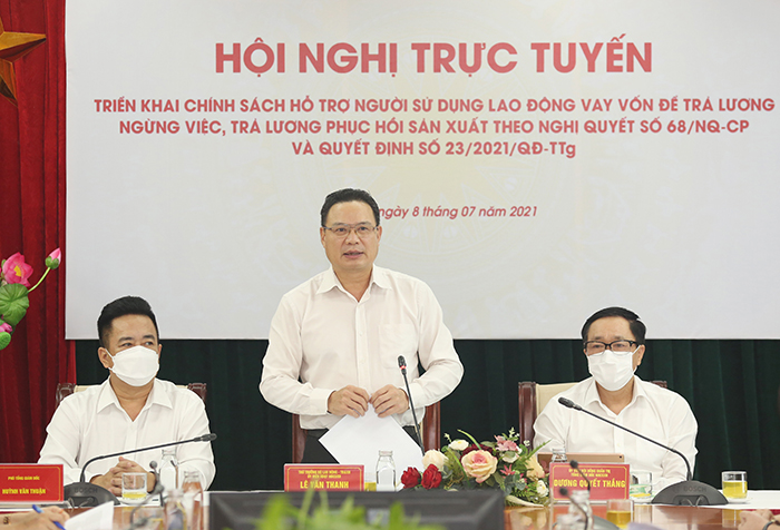 Thứ trưởng Lê Văn Thanh: Giải ngân vốn kịp thời cho người dân theo Nghị quyết 68/NQ-CP