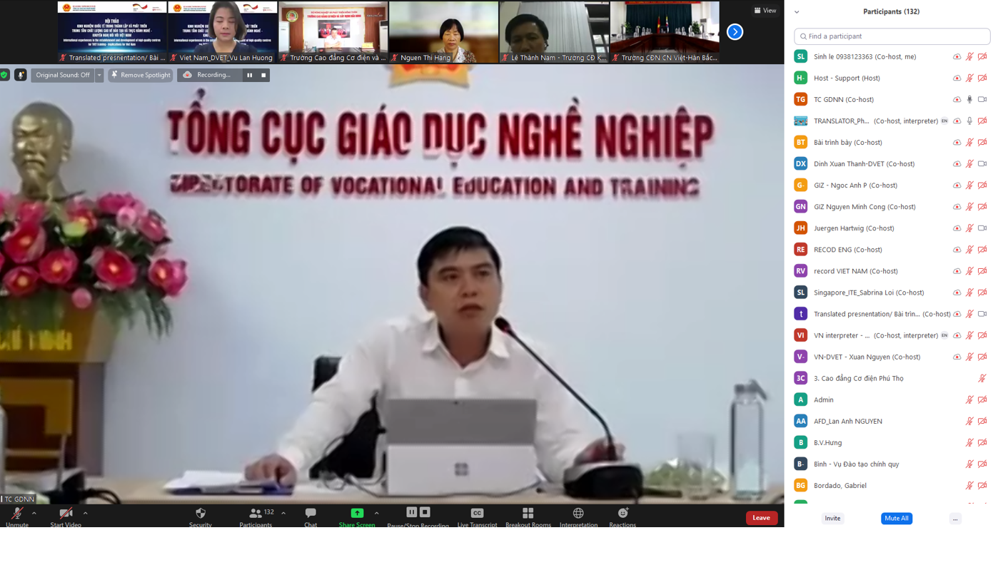 Kinh nghiệm quốc tế trong thành lập các Trung tâm đào tạo và thực hành nghề chất lượng cao