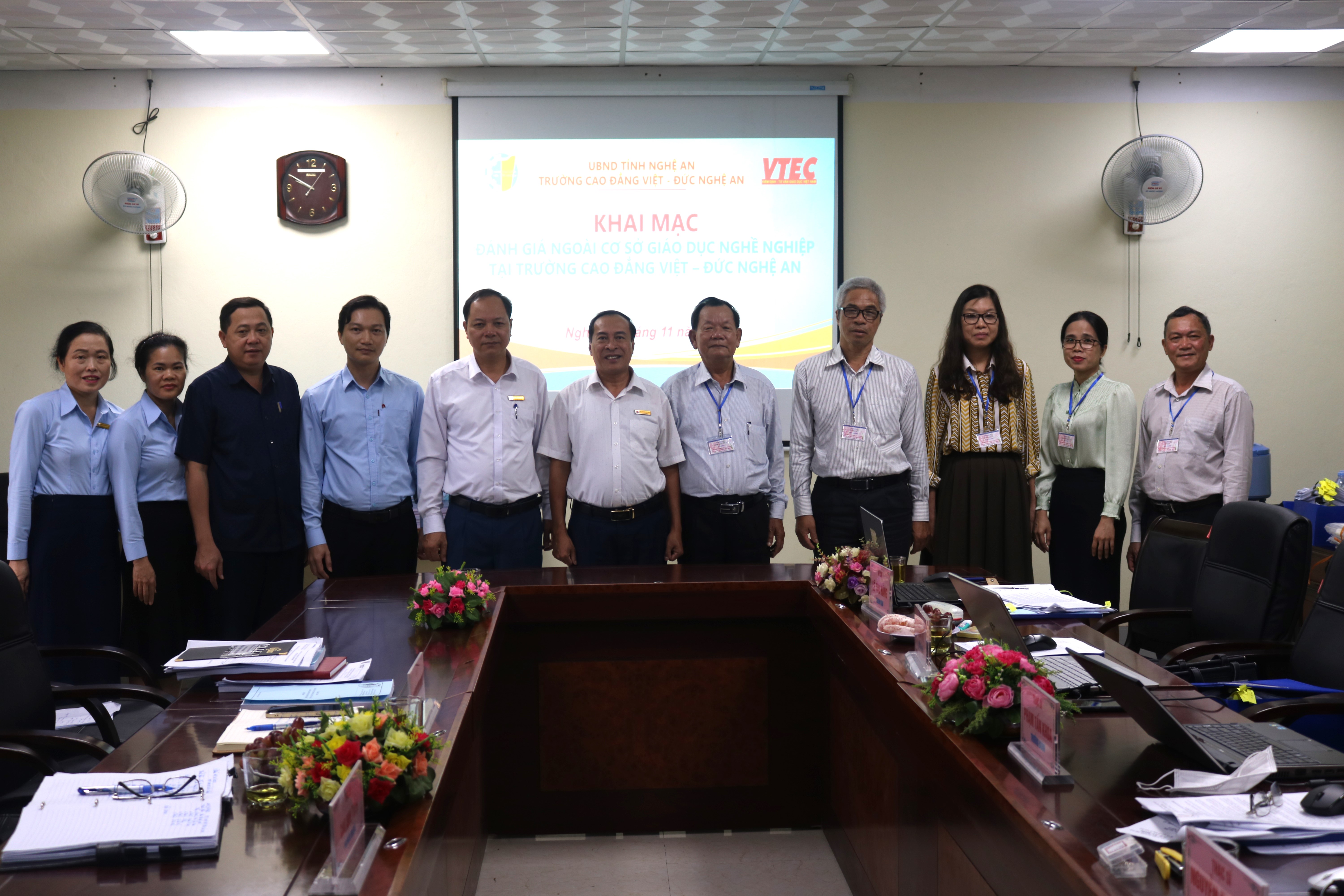 Khai mạc đánh giá ngoài chất lượng cơ sở giáo dục nghề nghiệp Trường Cao đẳng Việt – Đức Nghệ An