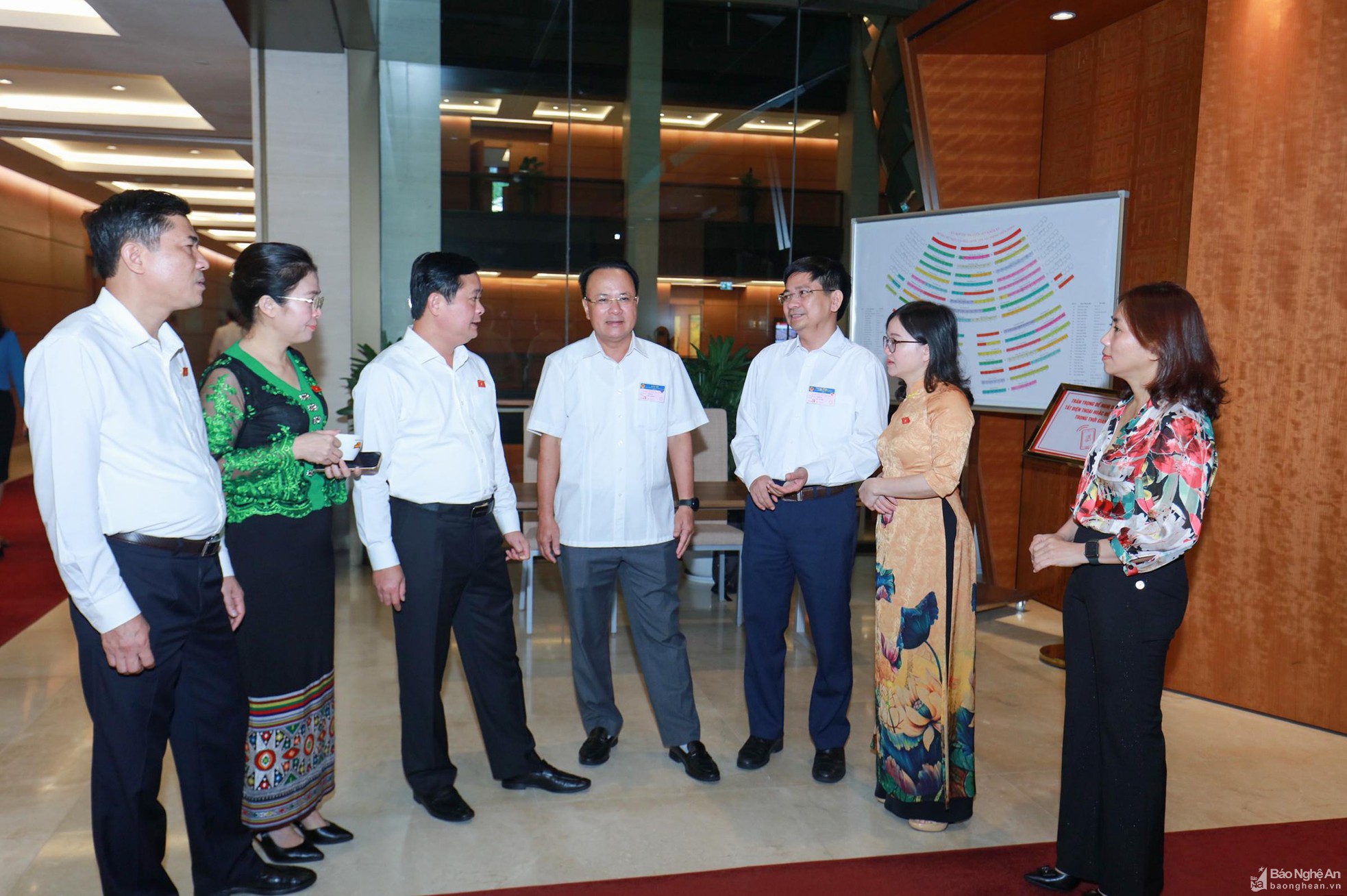 Hình ảnh hoạt động Đoàn đại biểu Quốc hội Nghệ An tại Kỳ họp thứ 3, Quốc hội khóa XV