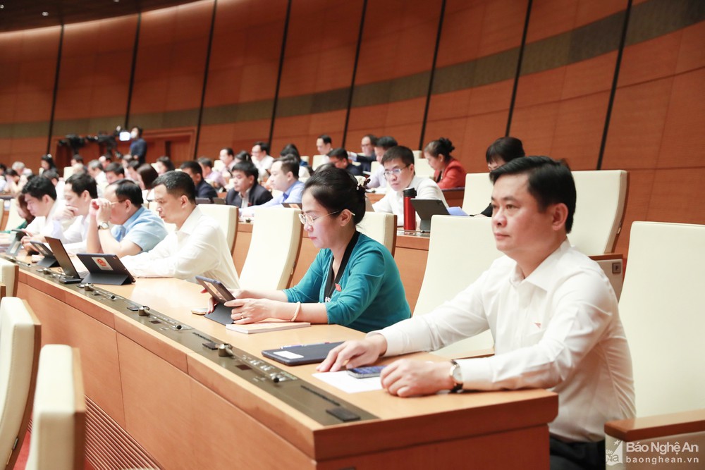 Hoạt động của Đoàn ĐBQH Nghệ An trong ngày làm việc thứ hai, Kỳ họp thứ 3, Quốc hội khóa XV