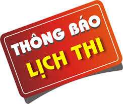  Lịch thi các khoa tháng 05/2022