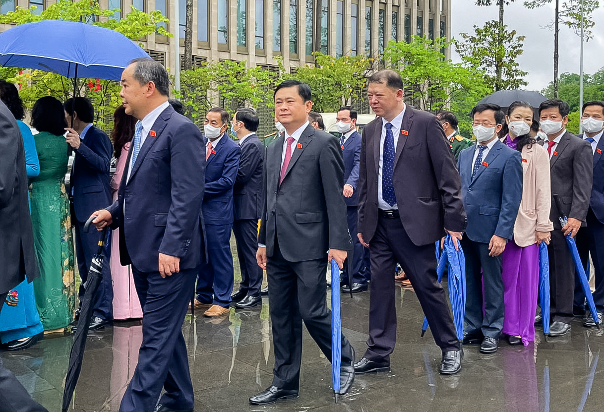 Đoàn đại biểu Quốc hội Nghệ An với các hoạt động tại phiên khai mạc Kỳ họp thứ 3, Quốc hội khóa XV